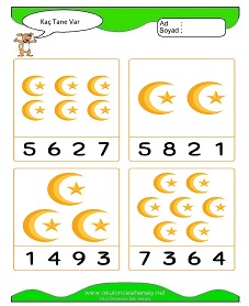 Kaç Tane Var Çalışma Sayfaları